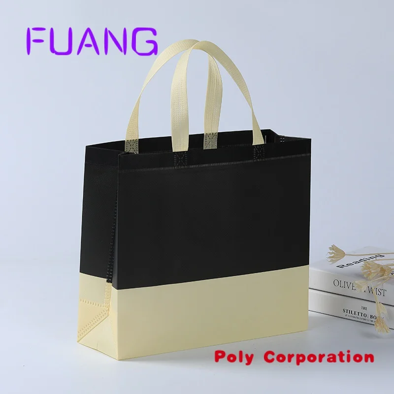 Custom  Cheap Promotional Custom Shopping Non Woven Bag With Print Logo