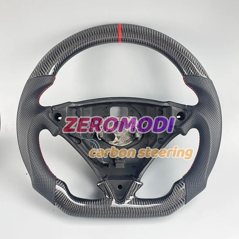 Custom Carbon Fiber Flat Bottom Car Steering Wheel For Porsche Cayenne 955 957 958 S GTS Turbo 7L5 2003-2011