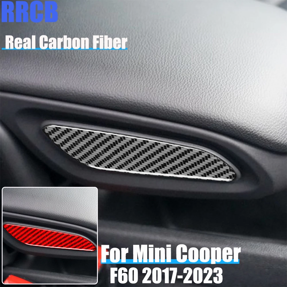 

Real Carbon Fiber Car Accessories Center Armrest Panel Trim Soft Cover Sticker For MINI F60 Countryman/Cooper 2017-2023