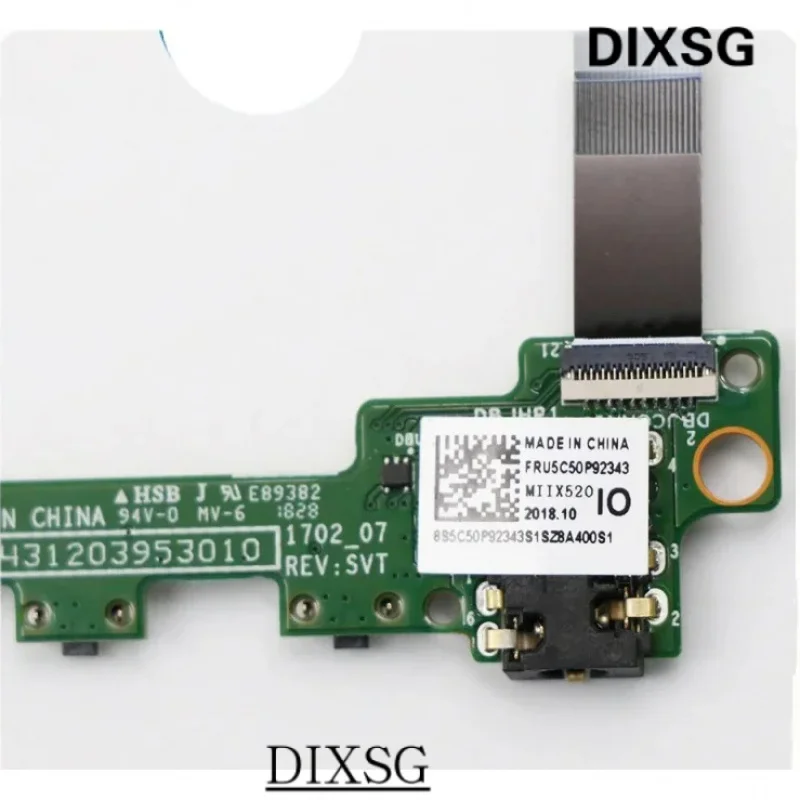 New USB Port Power button board cable for Lenovo M520 Miix 510-12ikb 5c50p92343 IO board