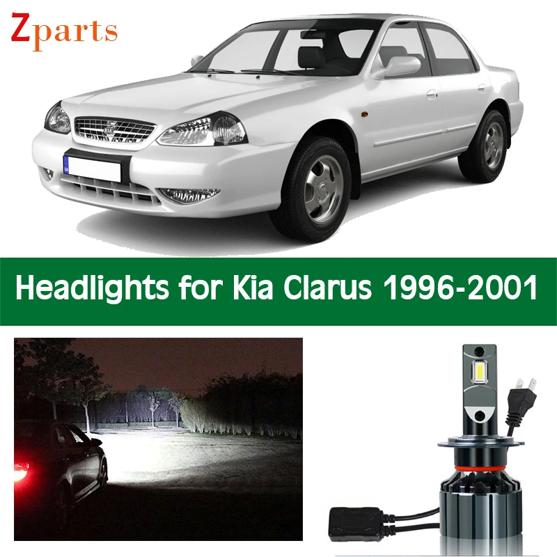 

Car Canbus Headlamp Bulb For Kia Clarus 1996 1997 1998 1999 2000 2001 LED Headlight Low High Beam Lights Lighting Accessories