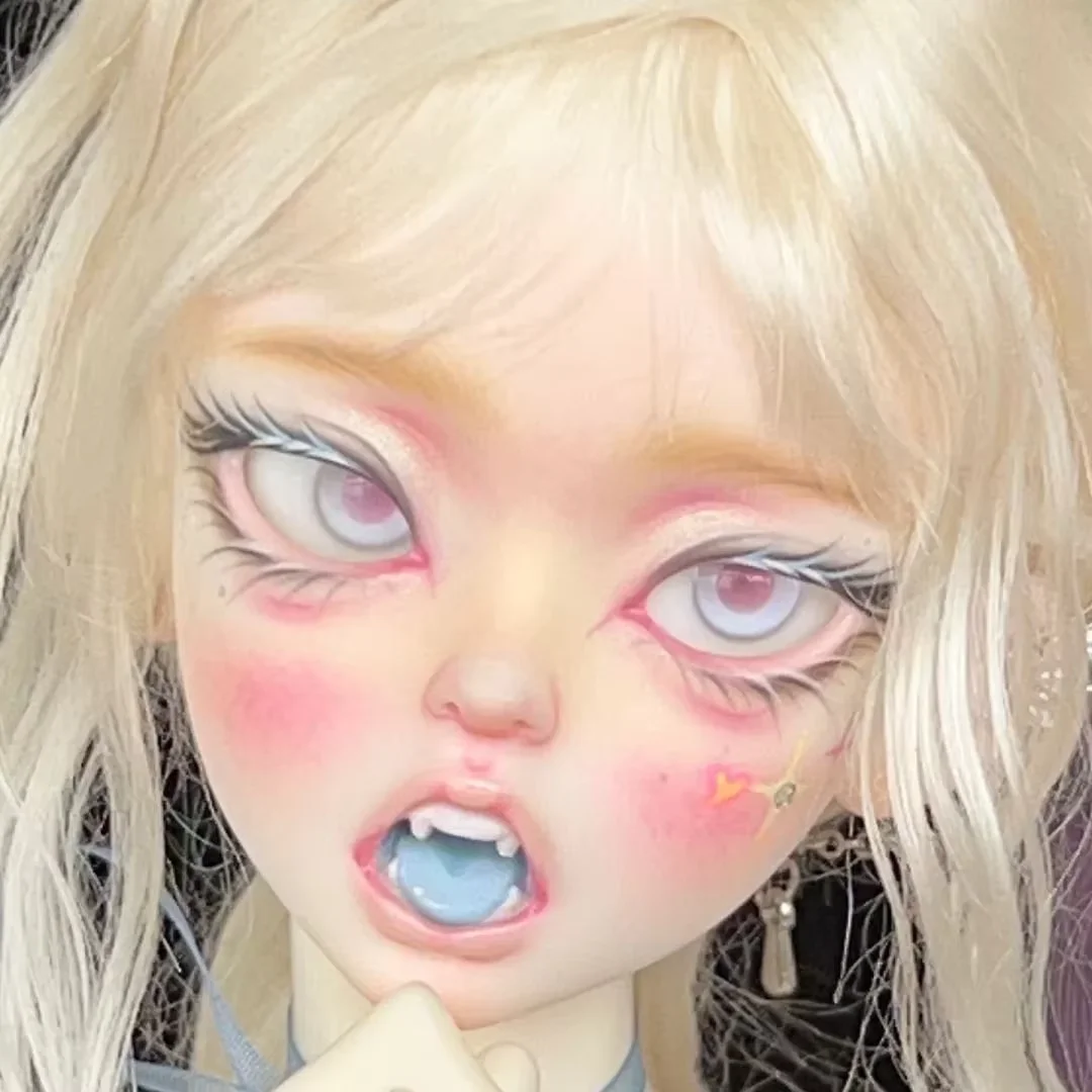New bjd sd doll 1/4 girl's beautiful expression face cute Hakimi Migao quality resin toy birthday present  put on makeup