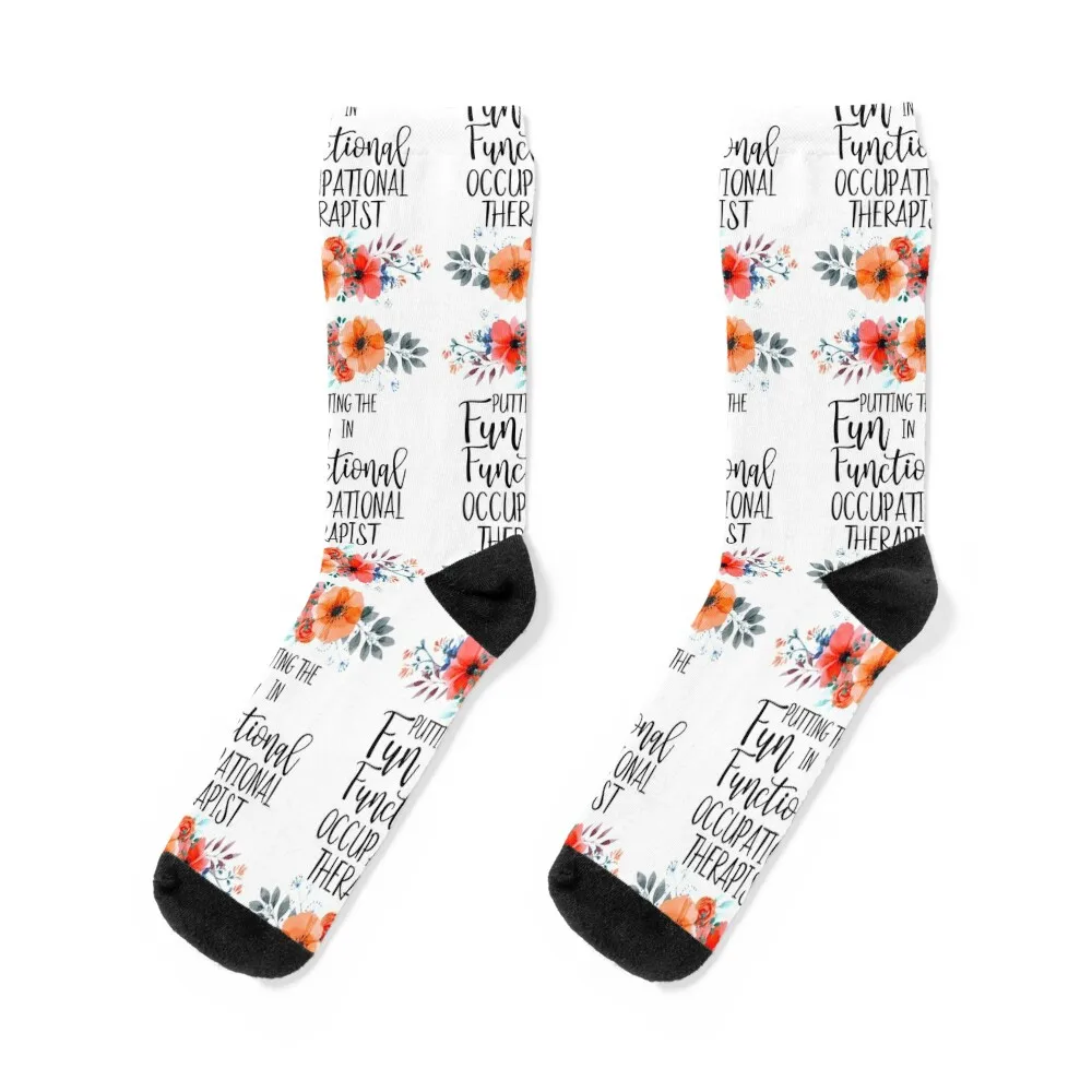 

Putting the Fun in Functional Occupational Therapist Socks FASHION sports stockings Climbing Women Socks Men's