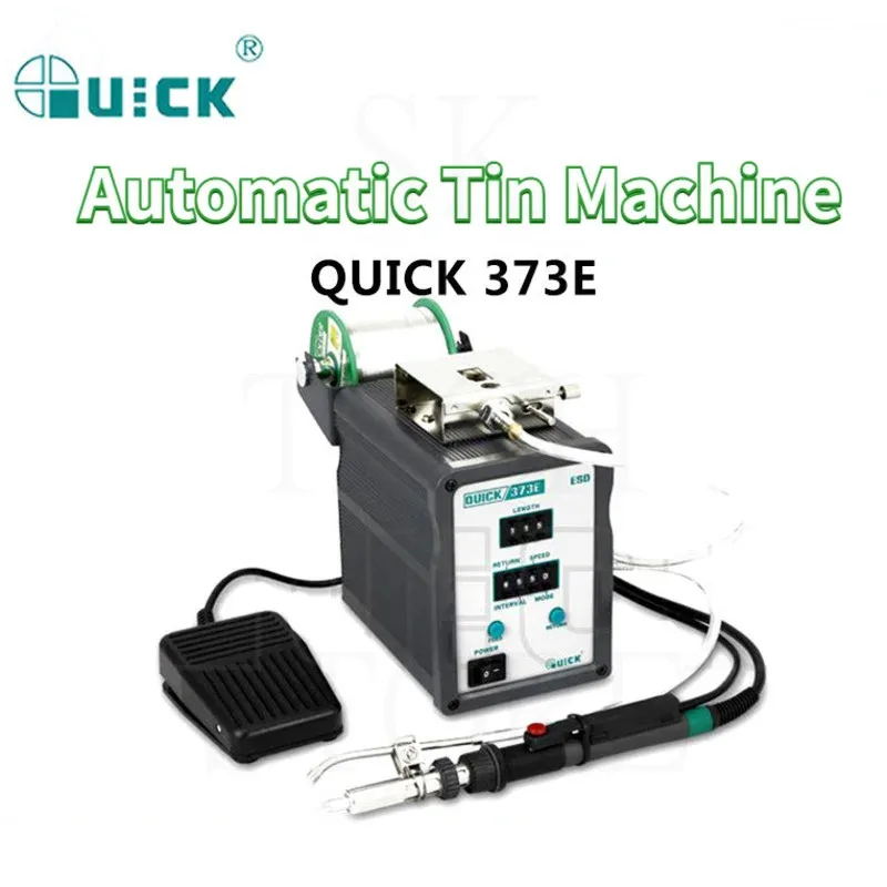 QUICK Automatic Tin-out Machine Quick 373E Tin Output Soldering Desktop System Welding Machine Hand & Foot Dual-use