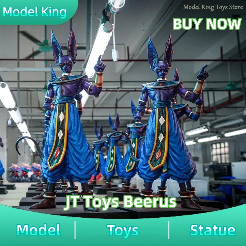 

In Stock JT Toys 53cm Dragon Ball Anime Figures Beerus Gods of Destruction Figures PVC Collection Model Decoration Gifts Toys