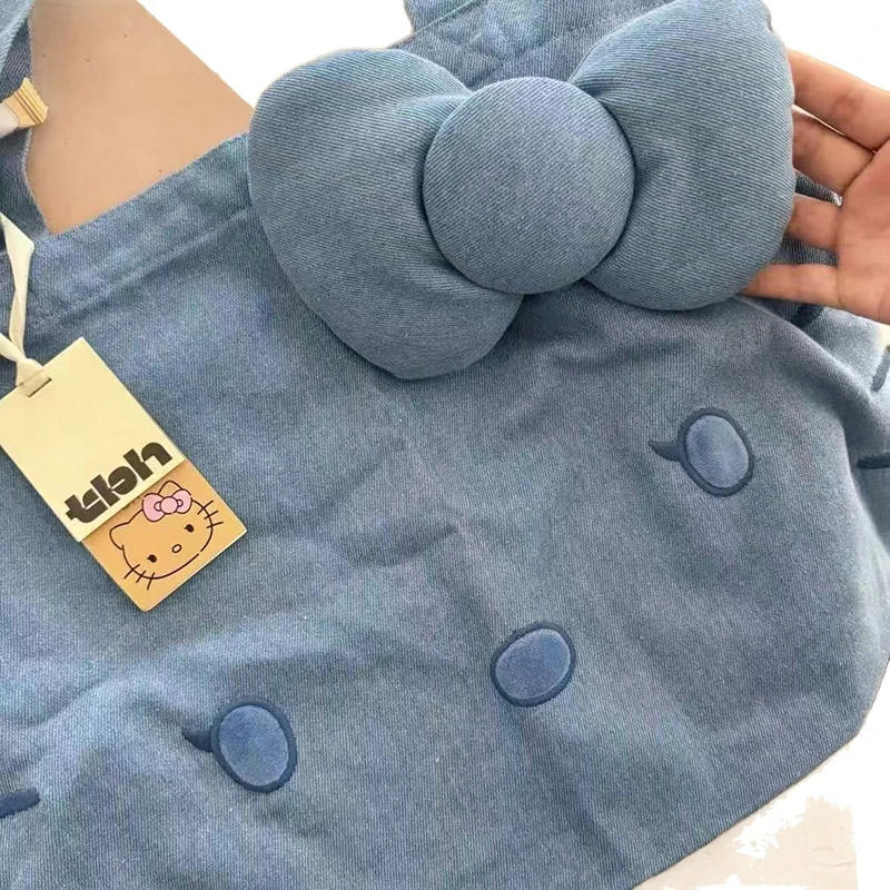 حقيبة مكياج سانريوس هالو كيتي للنساء، منظم مستحضرات التجميل اللطيف ذو السعة الكبيرة، حقيبة أدوات الزينة متعددة الوظائف، حقيبة غسيل الحمام