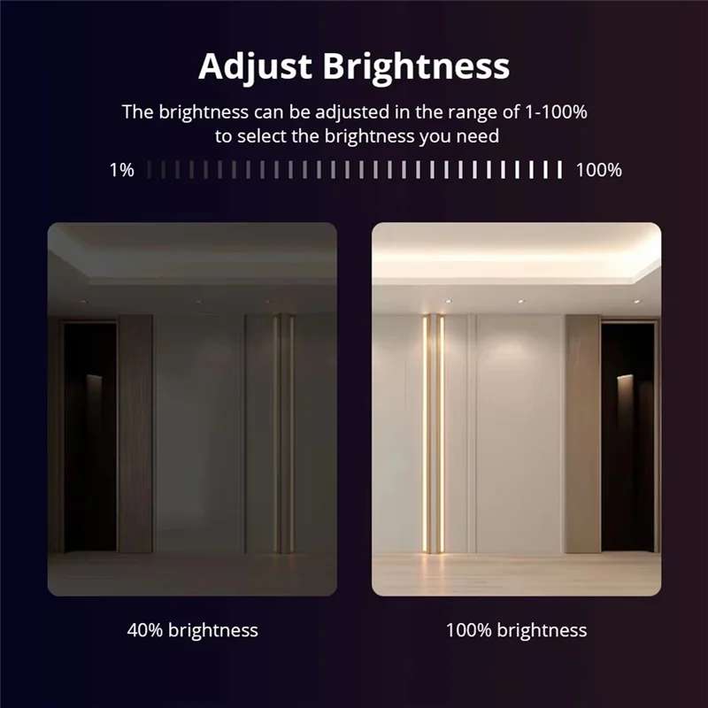 

SOFT-Matter Over Wifi LED Strip Light Controller RGBCW Smart Led Driver Works For Homekit Smartthings Alexa Google EU Plug