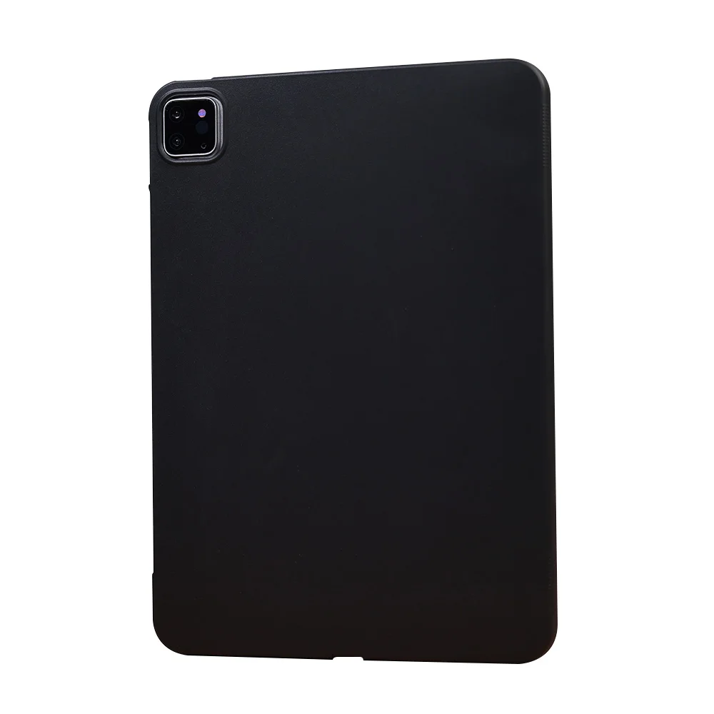 Soft Silicone Black Tablet Case For iPad Air 1 2 3 4 5 Mini 7 6 5 4 A17 Pro A16 Air Pro 11 13 2024 2025 M5 M4 M3 M2 Back Covers