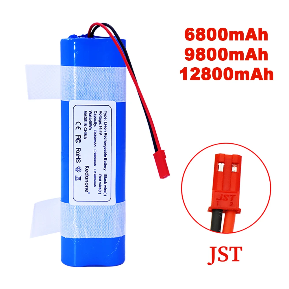 

14.4V 14.8V 12800mAh 4S1P 18650 Good Quality Battery For V50 V55 V8s V3s Pro V5s Pro V8s X750 Robot Vacuum Cleaner