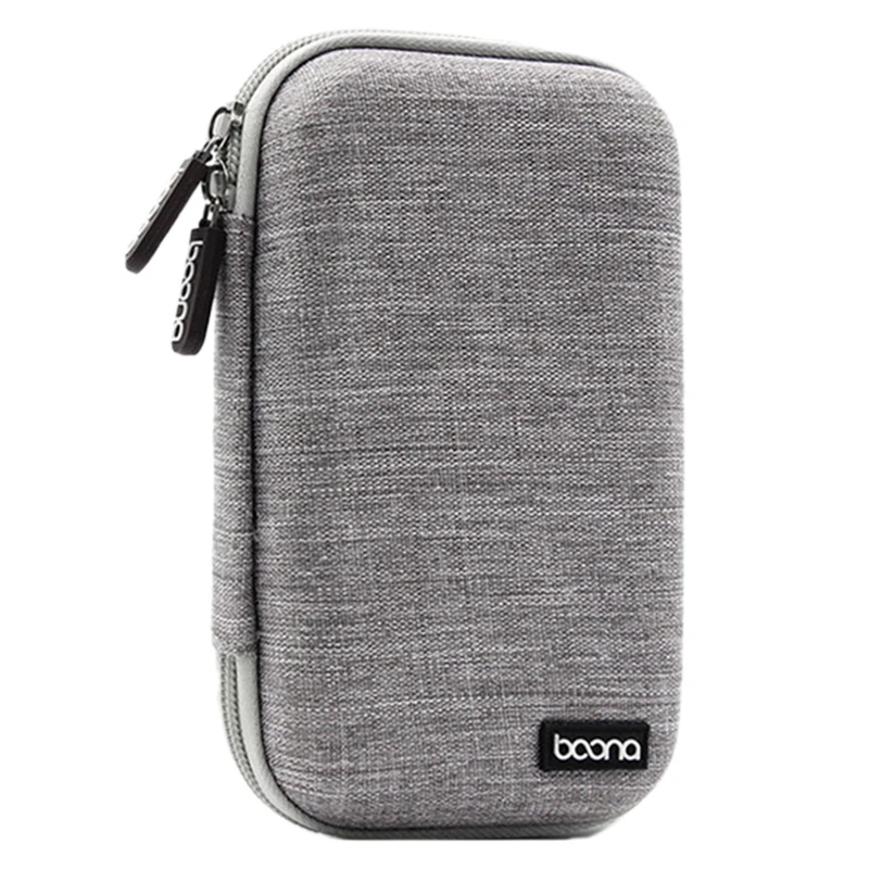 BOONA Waterproof Storage Bag For 2.5-Inch Mobile Supply USB Drive Data