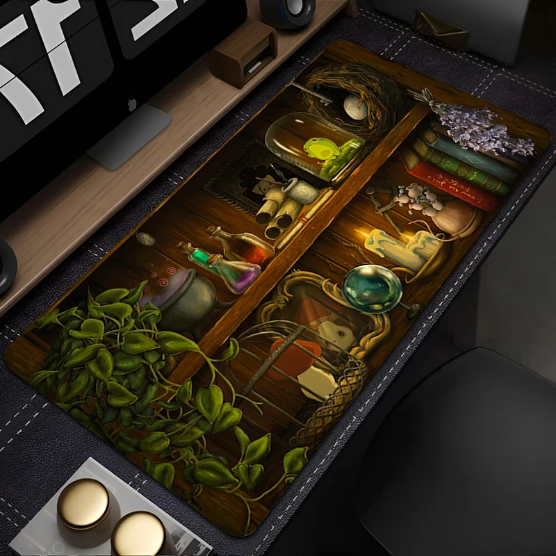 Mouse pad Computer Speed type carpet mat for e-sports players Laptop Metal Frog Keyboard Mousepad HD Waterproof Office Desk Mat