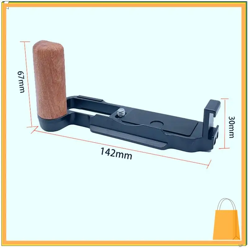 L53A-mango en forma de L para cámara Fuji X-100VI, soporte de placa L, placa de liberación rápida integrada, herramienta protectora de fotografía