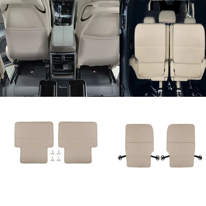 

Для Toyota Alphard Vellfire 40 Series 2023 2024 2025 аксессуары автомобильный кожаный защитный чехол для переднего и заднего сиденья для хранения