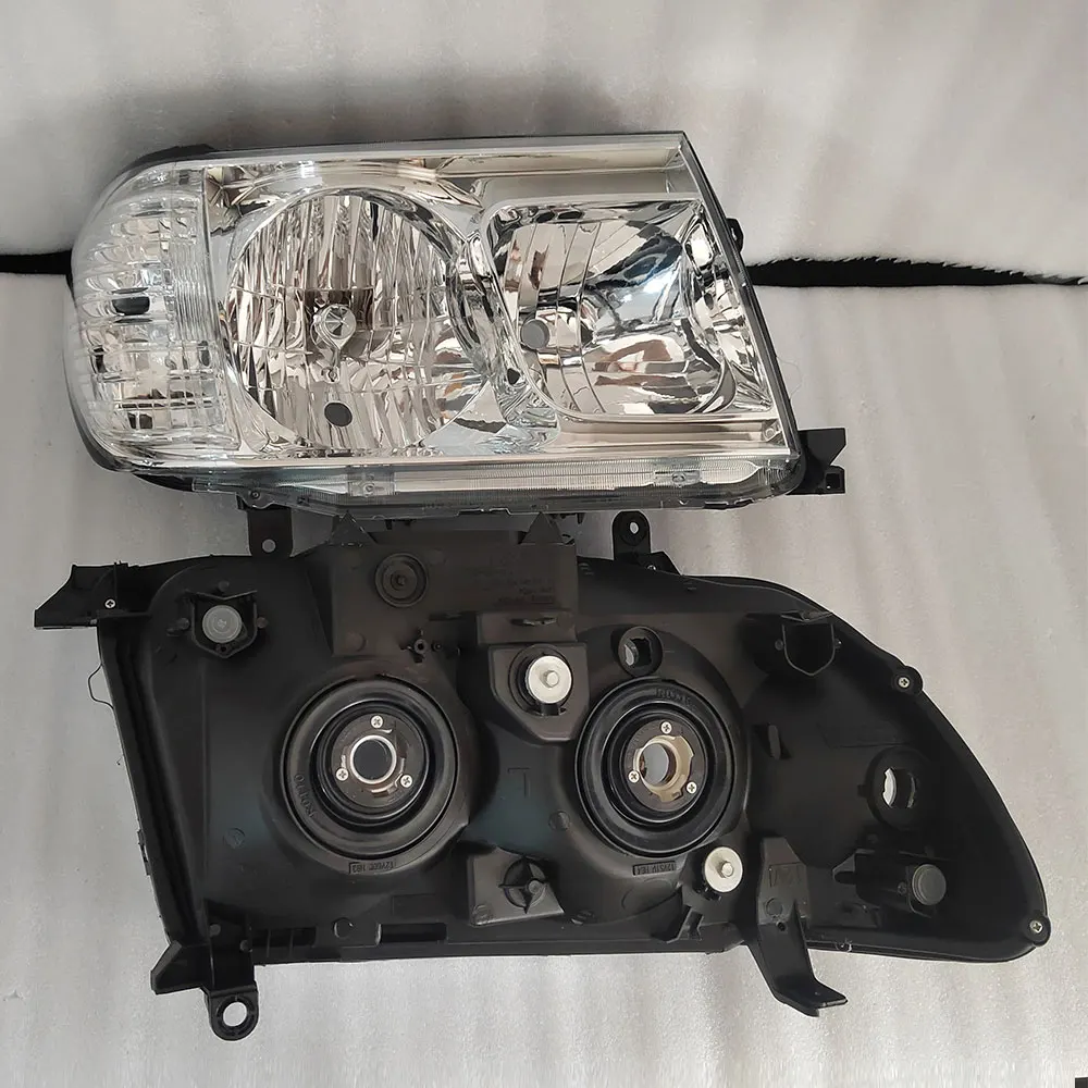 Una coppia di fari per Toyota Land Cruiser FJ100 Uzj100 Automobile da 1998 A 2006 White muslimexayal