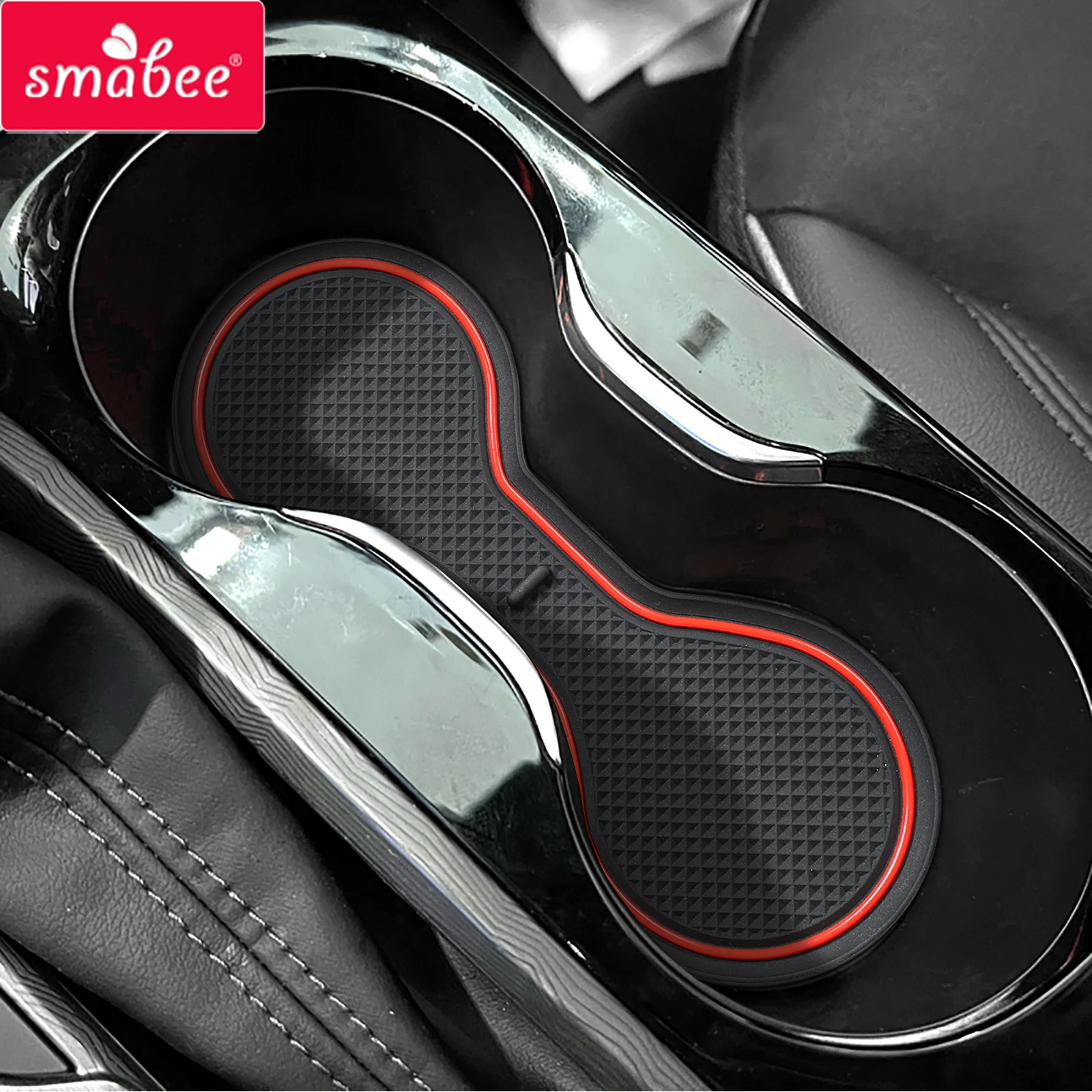 

Smabee Non-slip Gate Slot Mat for Buick Envista 2024 Anti-Slip Door Groove Pad Cup Holder Interior Accessories Rubber Coaster