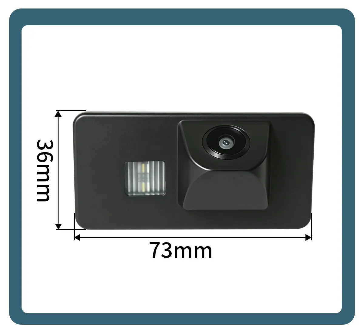 AHD 1080P Fisheye-Objektiv Fahrzeug-Rückfahrkamera für BMW X3 X5 X6 E53 E70 E71 E72 E83 E38 E39 E46 E60 E61 Auto-Rückfahrkamera – Detail 6