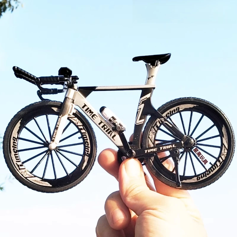 لعبة دراجة معدنية مرتبطة محاكاة مقبض بيند صغير دراجة الطريق TT توقيت سباق السيارات نموذج حلية مجموعة #6