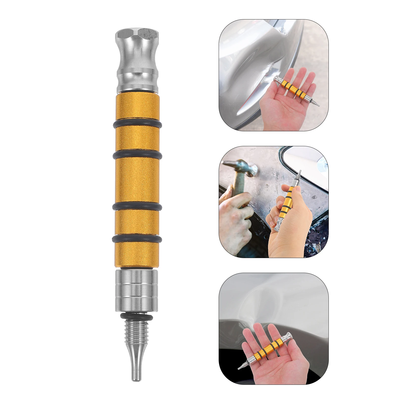 

Repair Pen Hammer Steel Dent Removal Tool for Car Body Small Dents Fix Tap Down Pen Automotive Scratch Repair Kit Car Dent Tools