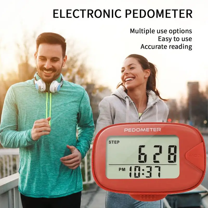 Pocket Pedometer Step Counter Step Counter With Display And Clip Memory Accurate Step Counter Walking Distance Calorie Counter