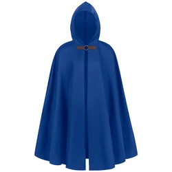 Renaissance Hooded Cloak - Hobbit Cloak Medieval Ranger Cloak Vikings Pirate Vampire Cosplay Costume for Men and Women