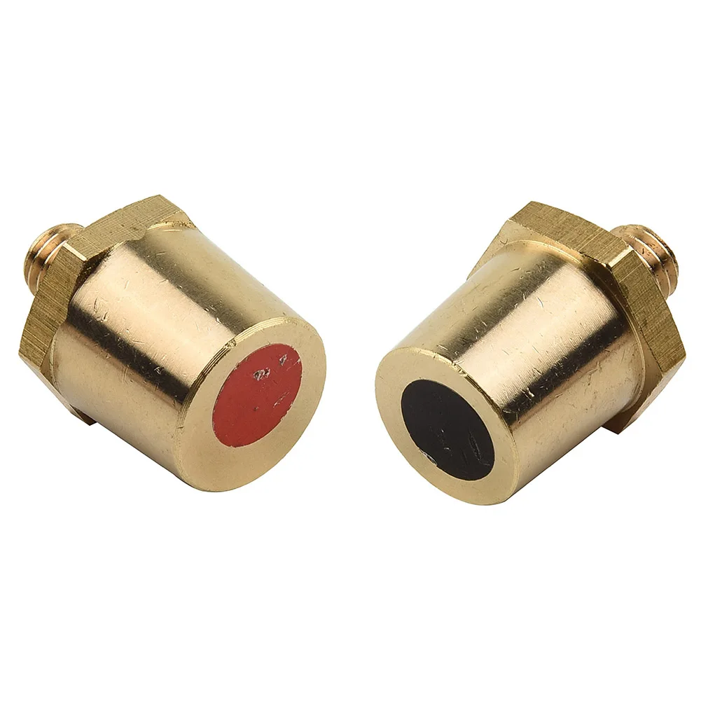 2Pcs Car Battery Terminal Connector Clamp M8 Brass Stud Wire Binding Post Thread Screw Power Supply Connector Terminal