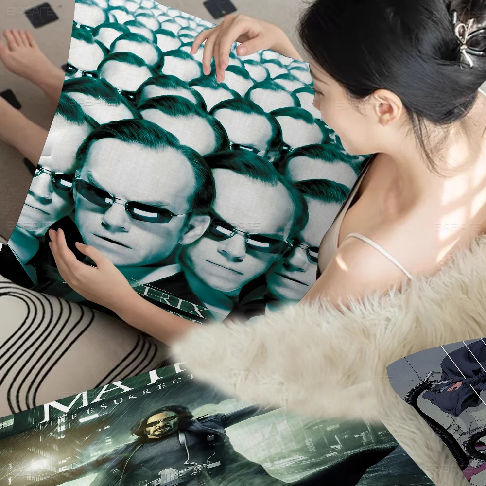 

Movie The Matrix Resurrections Cushion Cover Inches Farmhouse Decor Home Throw Pillow Covers For Couch Decorations