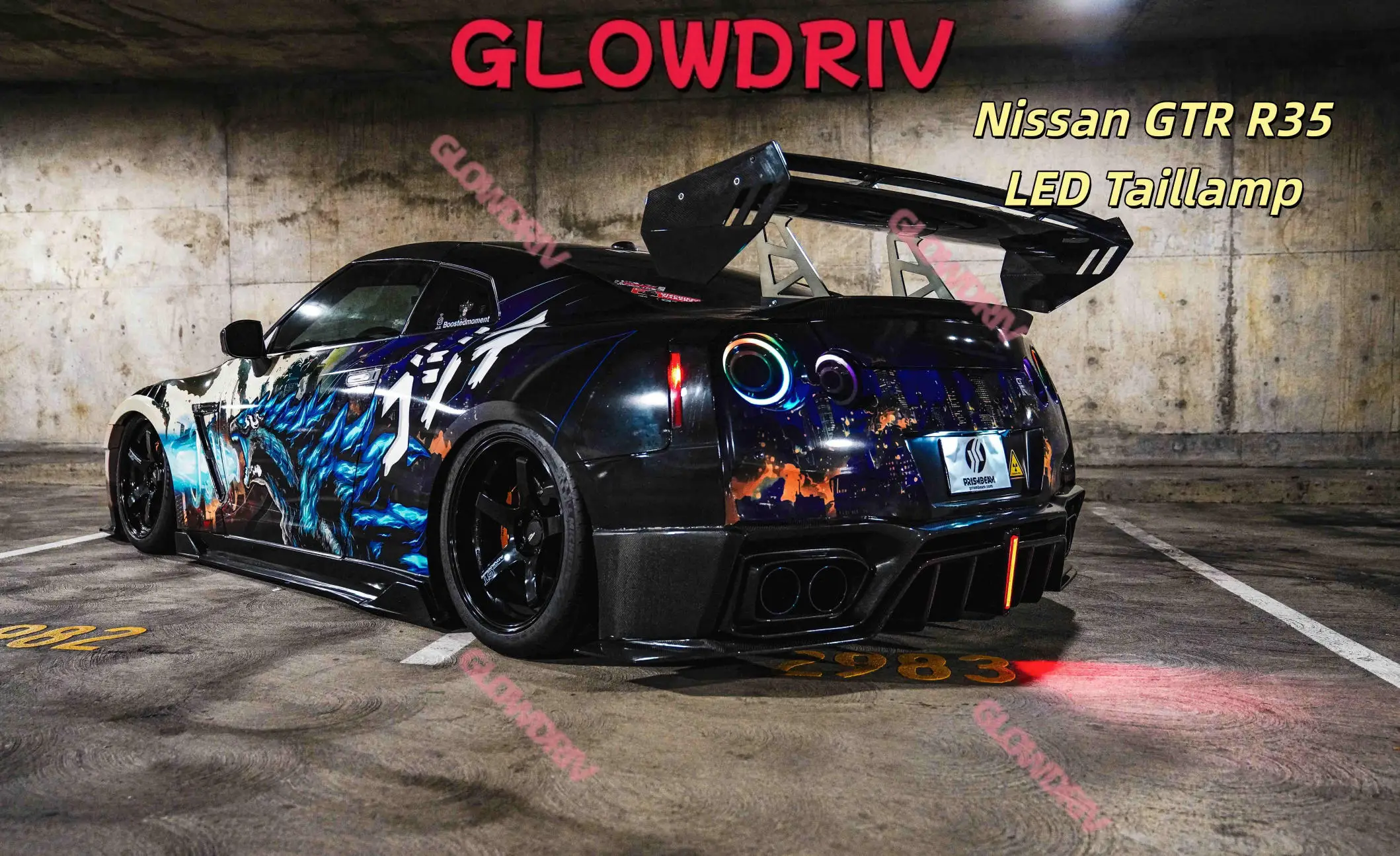 LED taillamp for Nissan GTR R35 2007-2017 tail light Assembly upgrade lampu