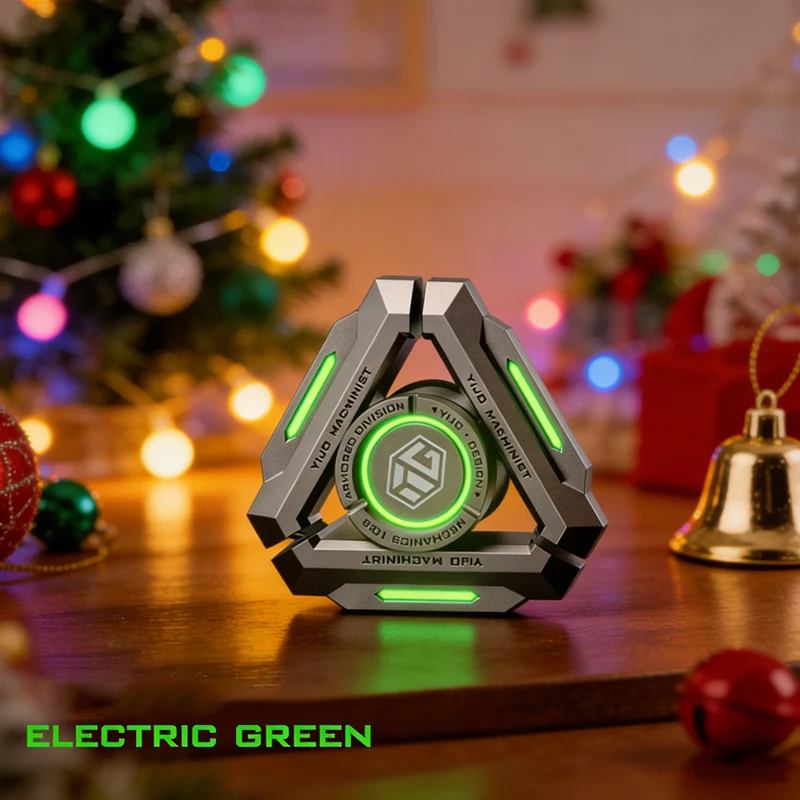 Luminous Metal Fidget Spinner - Gyro Hand Spinner for Adults, Stress Relief, Silent EDC Toy, ADHD Anxiety Relief, Cool Gift