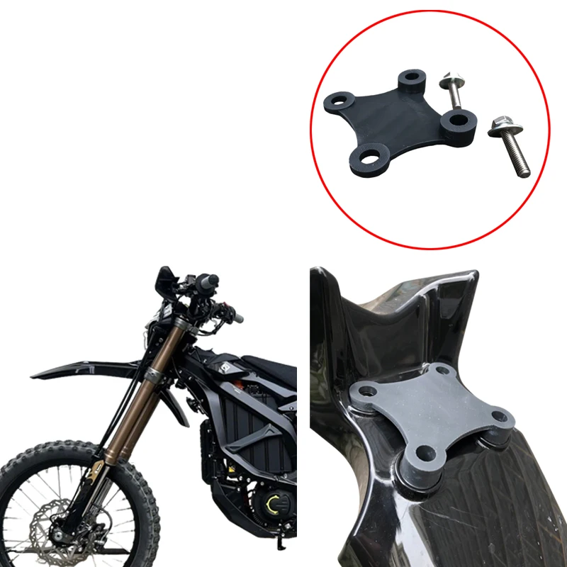 

1Set 3D Printed Front Fender Riser Spacer for Surron Ultra Bee Mudguard Angle Lift Block Compatible 19inch 21inch Off-Road Wheel