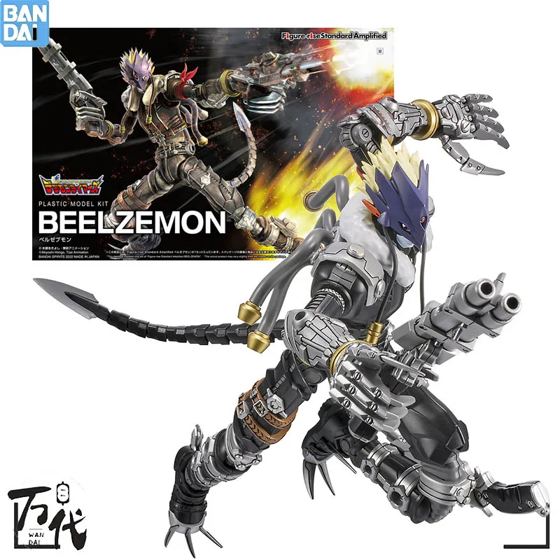 

Bandai Оригинальная фигурка человекоида в сборе-подъем Digimon Hellmon Beelzebumon в сборе модель детских игрушек Gifts