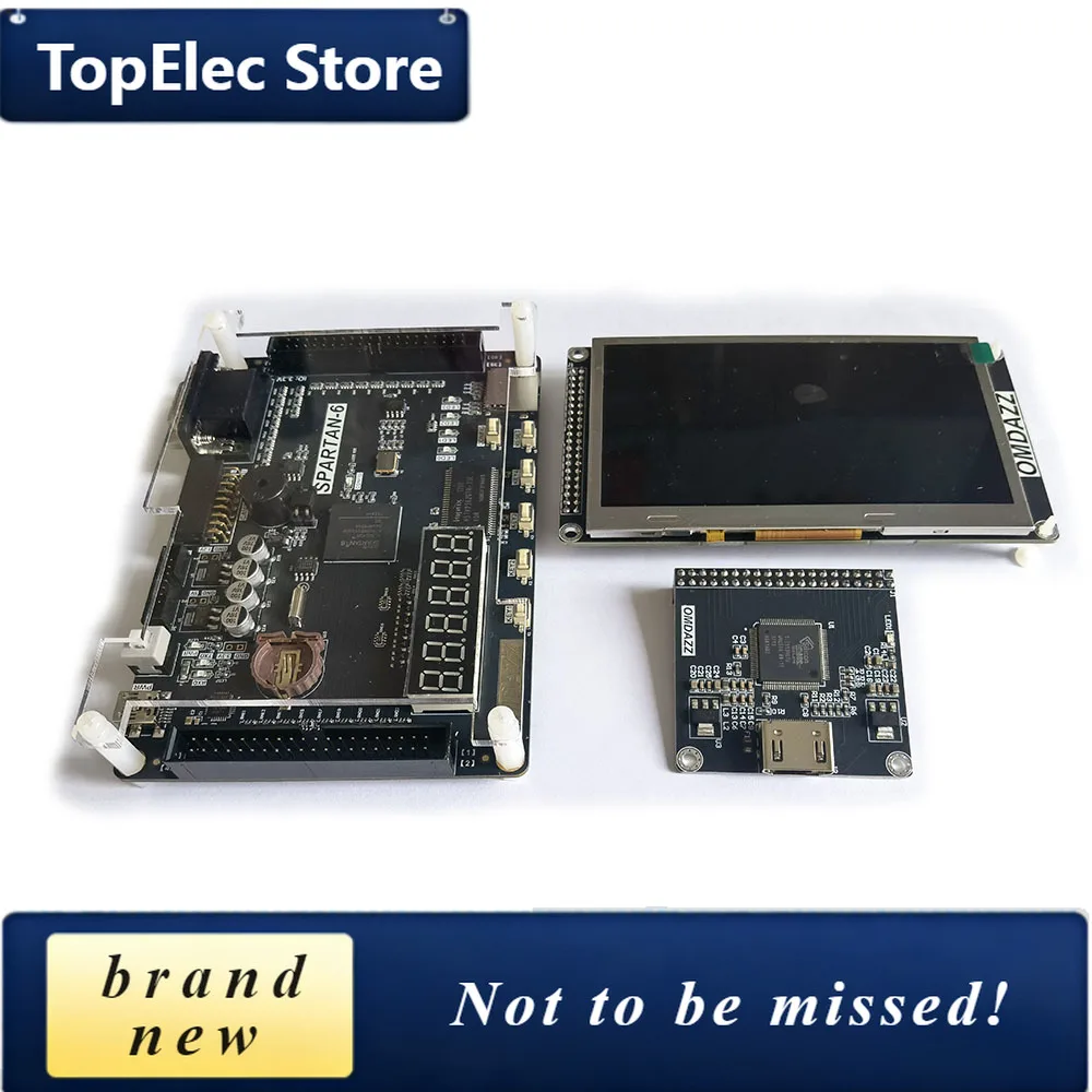TopElec FPGA Development Board Xilinx Spartan-6 XC6SLX16-2FTG256 Card With 256Mb SDRAM SD Card VGA LCD TFT HDMI-compatible