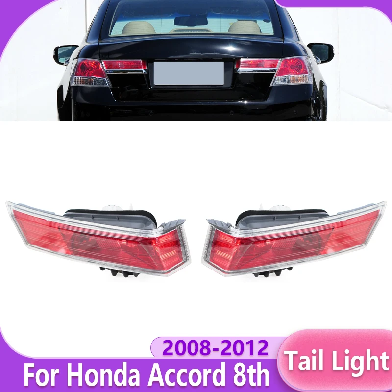 

Задний фонарь в сборе для Honda Accord 8-го поколения 2008-2011, 2012 годов выпуска: указатель поворота, стоп-сигнал, противотуманный фонарь, фонарь заднего хода