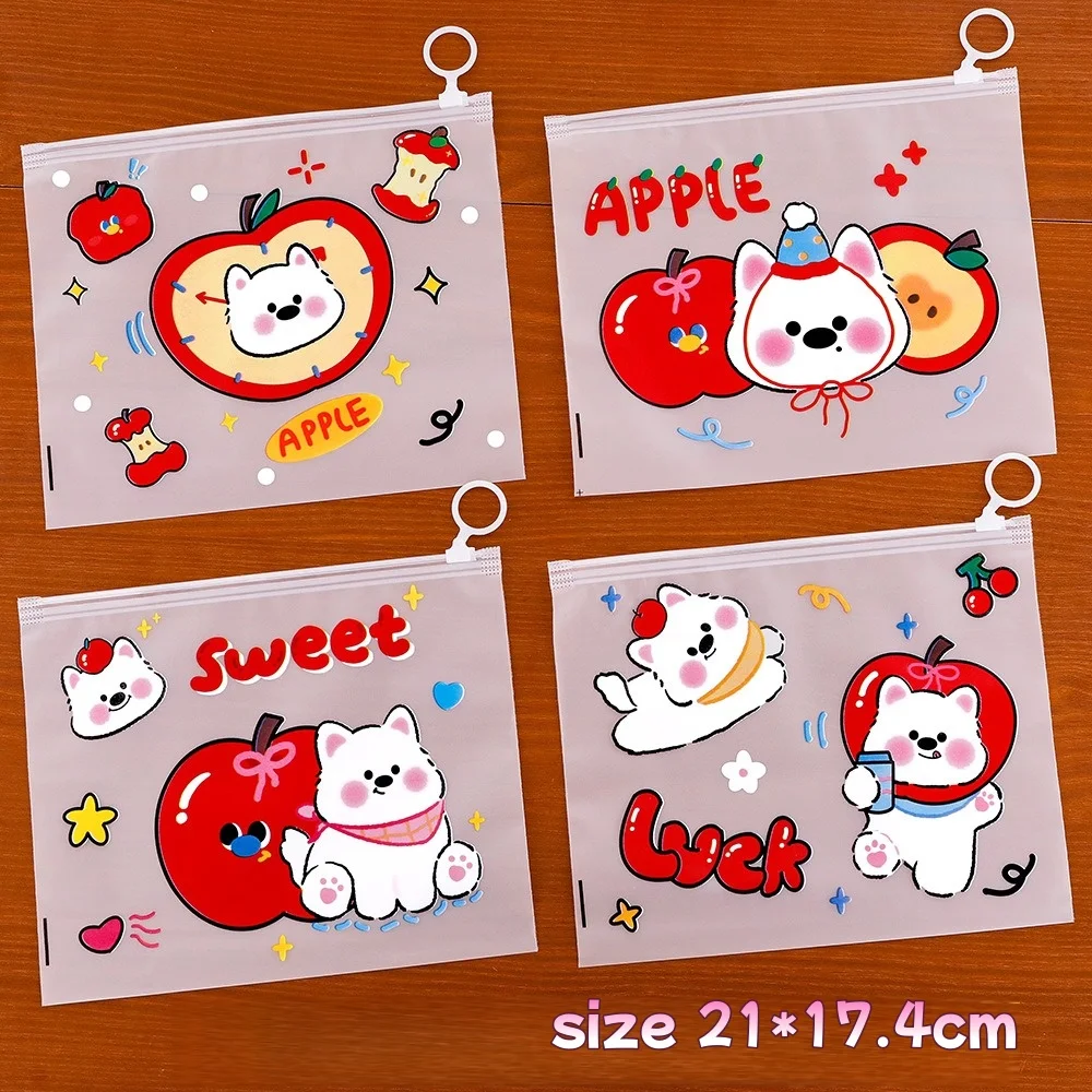 Westie Document Folder for Student Cute File Holder Papers Aesthetic School Supply Gift Multifunctional Storage Pouch for Kids