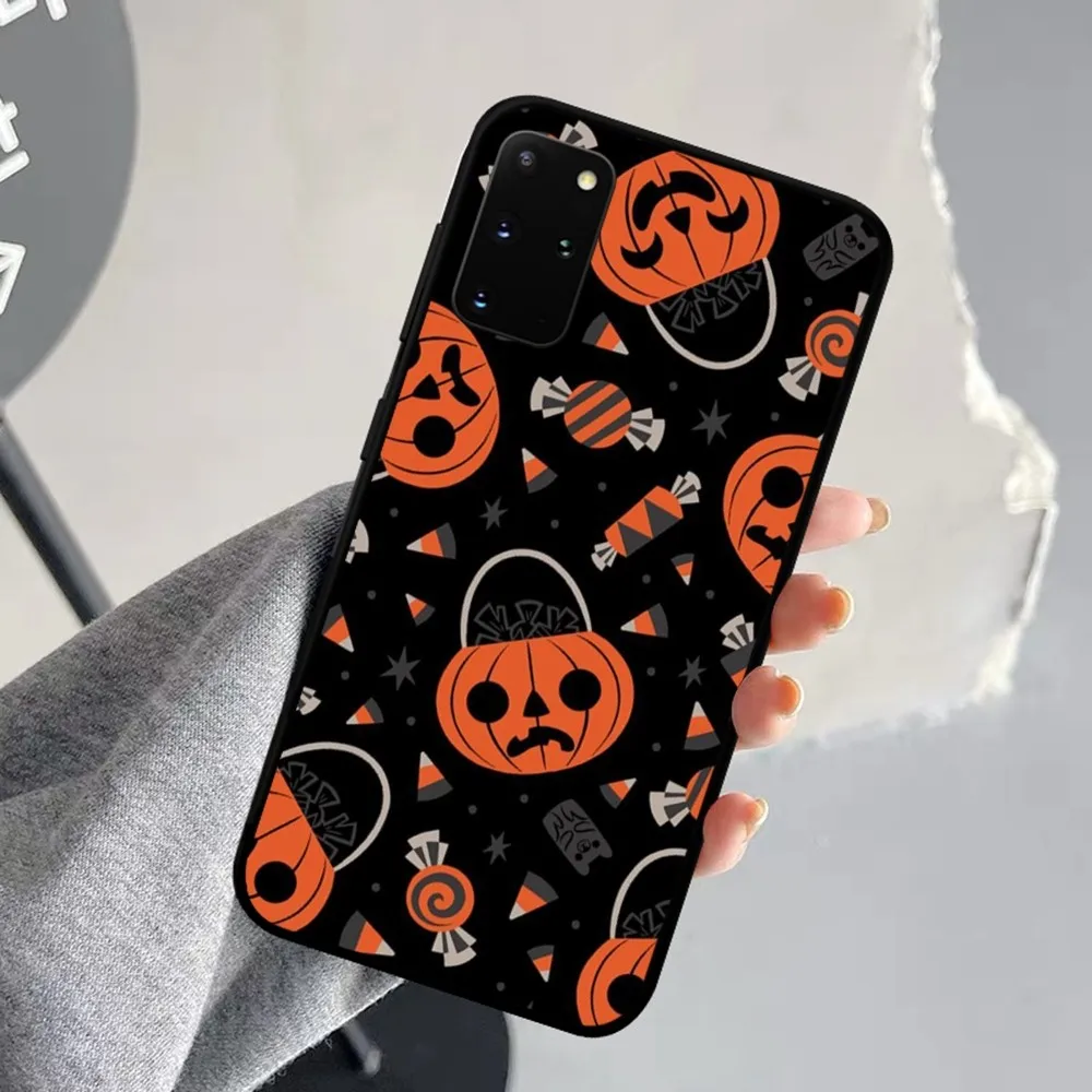 Halloween fall autumn Phone Case For Samsung S 9 10 20 21 22 23 30 23 24 plus lite Ultra FE S10lite Fundas