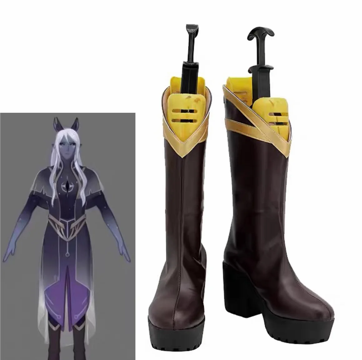 

Aaravos Cosplay Shoes Boots Halloween Christmas Festival Party Game Comic Con Clothes Shoes