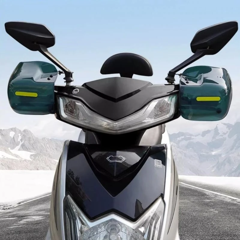 Versatile Motorbike Hand Cover Easy Install ABS Protective Hand Sleeves Water Resistant Hand Cover for Weather Defense H9EE