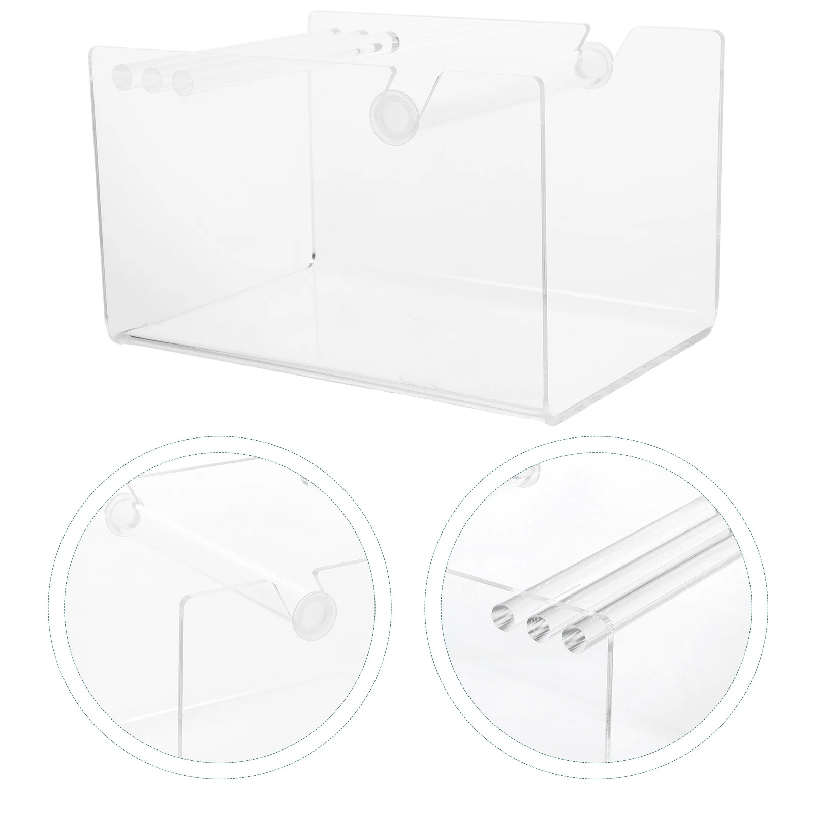 

Adjustable Rolling Dispenser 3 Disks Storage Rack Acrylic Organizer Office Craft Sticker Label Holder Shipping Barcode Address