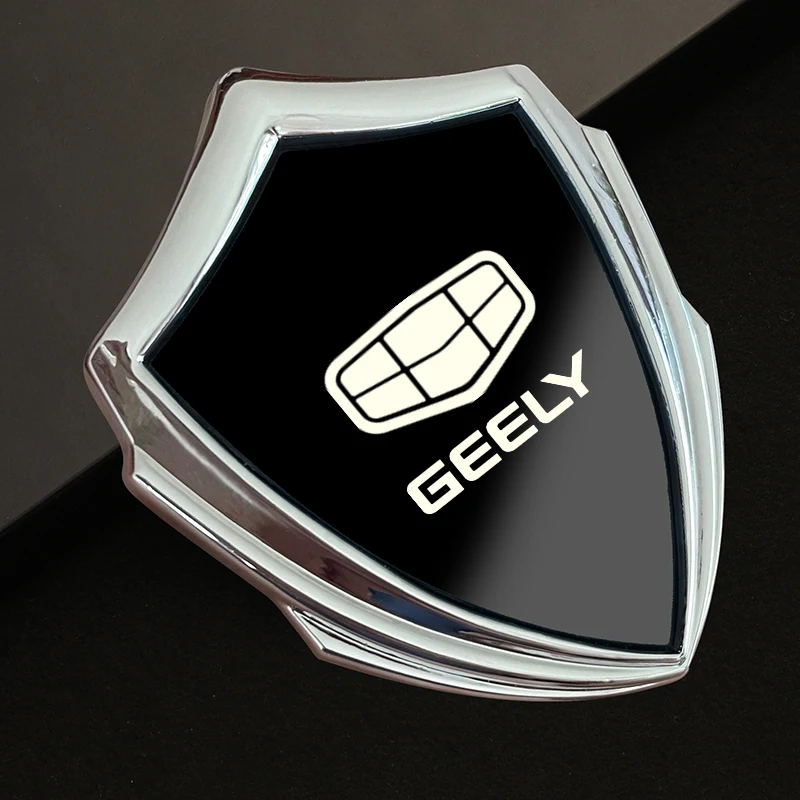 auto accessory 3D metal accsesories car stickers for geely atlas coolray BO RUI YUE CK Saloon EMGRAND ec7 GS GC2 GC5 GC6 GC7 GX2