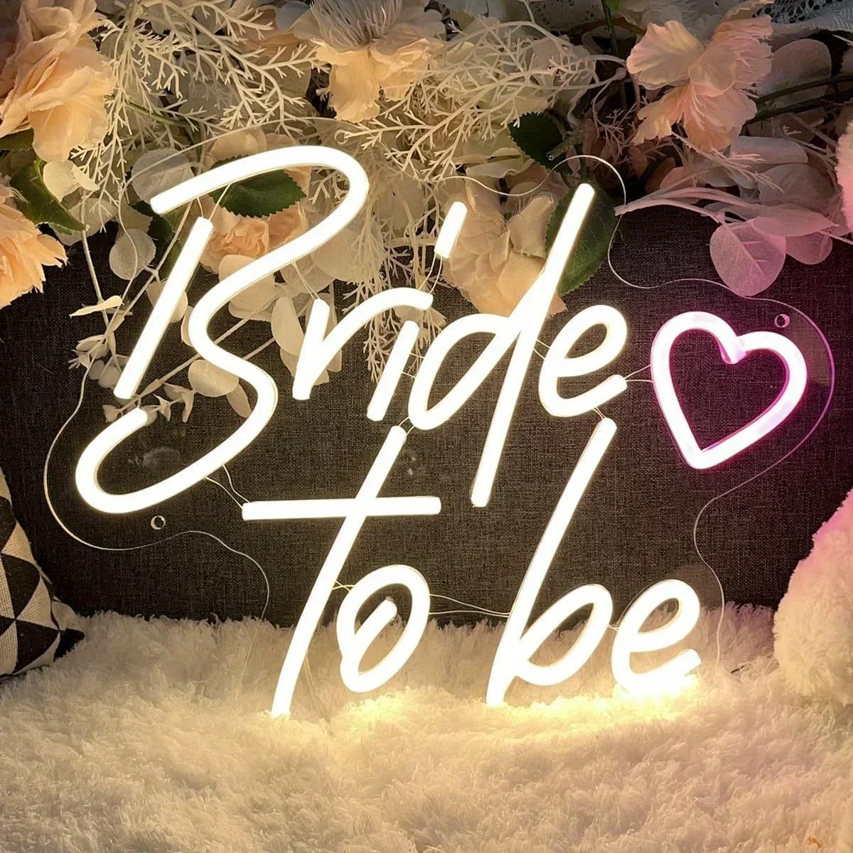 

Неоновая вывеска «Bride To Be» с регулируемой яркостью, светодиодная неоновая подсветка для девичника, свадебного душа, помолвки, декора стен на свадьбу, подарки
