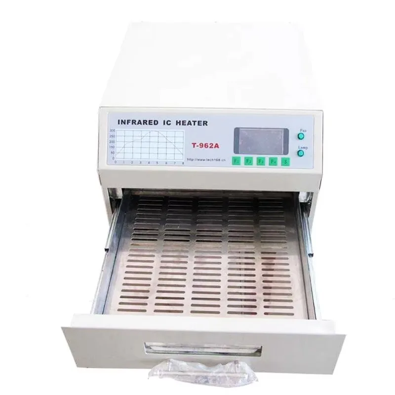 

Brand New T962A Reflow Oven Infrar ed IC Heater Soldering Machine Process 300*320mm 1500W