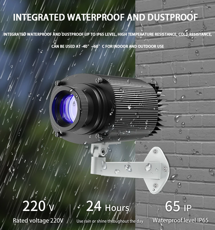 جهاز عرض مموج مائي مربع، شعار تموج الماء الديناميكي، ممر أرضي داخلي، إضاءة جو خارجية، إسقاط مقاوم للماء