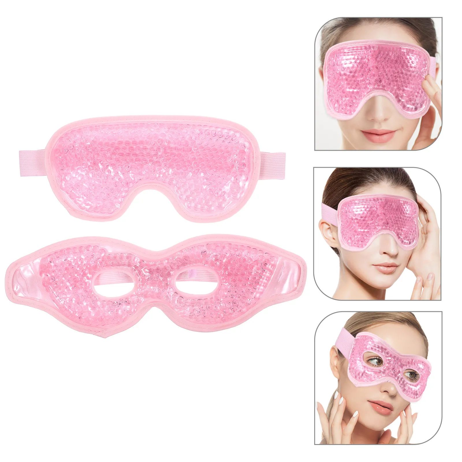 

2Pcs Eye Ice Packs Cold Therapy Cooling Pads for Eyes Reusable Portable Ice Eye Patches Relieve Swelling Puffiness Dark Circles