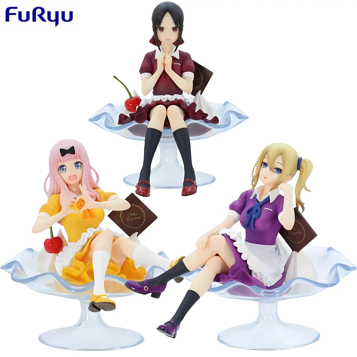 

FuRyu Special Kaguya-sama:Love Is War -The First Kiss That Never Ends- Shinomiya Kaguya Fujiwara Chika Hayasaka Ai Action Figure