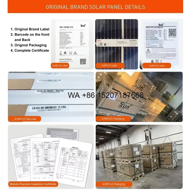 Wmwmnu for SUNPLUS Complete 6kW Solar Panel Hybrid System Kit with Battery Storage for House Use CSA UL Certified