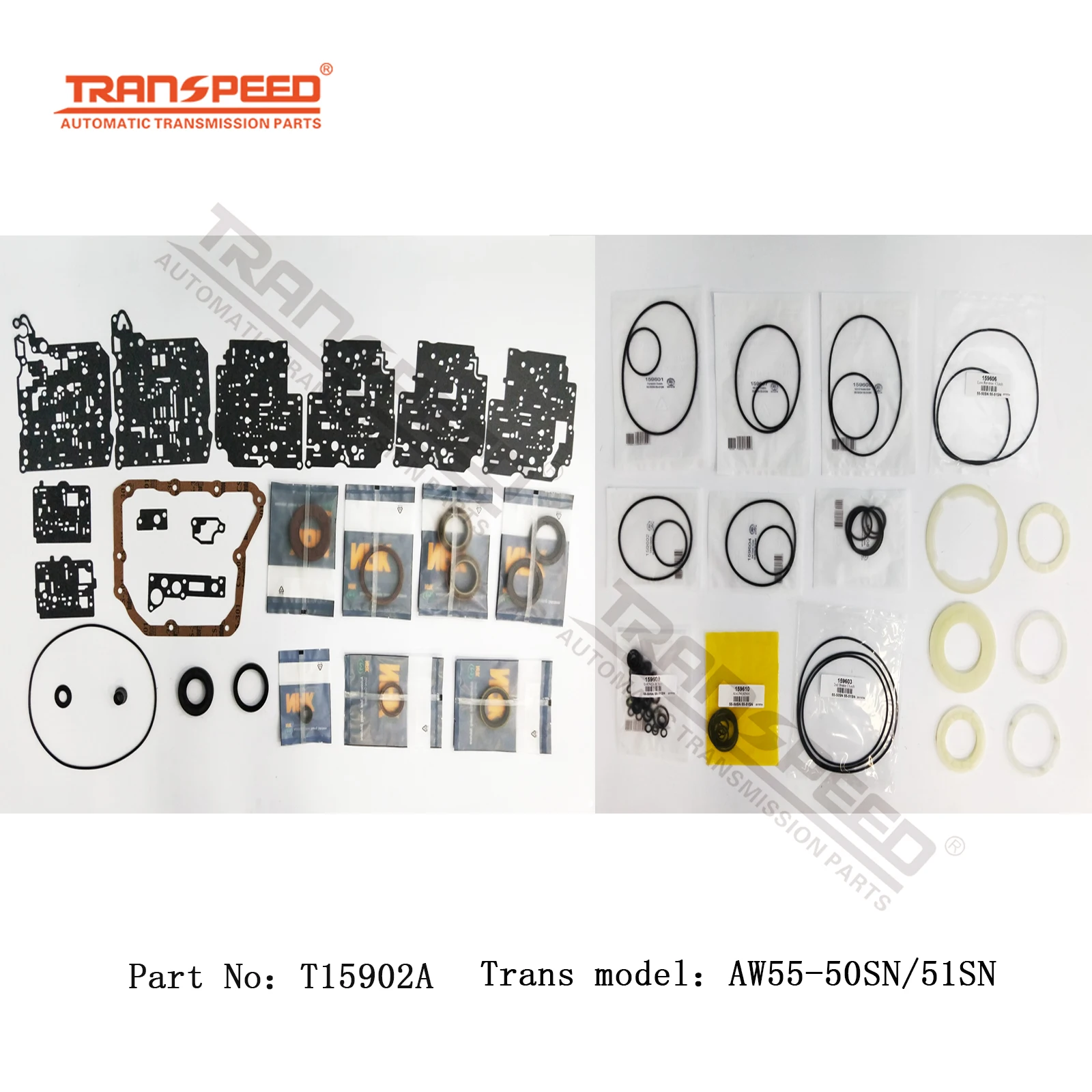 TRANSPEED AW55-50SN AW55-51SN AF23 AF33 Automatic Transmission Friction Plate Master Kit For Volvo Saab Opel Chevrolet Car