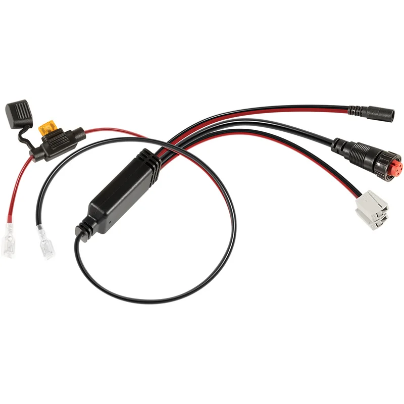 010-12676-35 Stromkabel, wetterbeständig, mit Ladeanschlussstecker und 5 A Sicherungshalter, passend für Garmin ECHOMAP, Panoptix Eisfischen – Detail 13