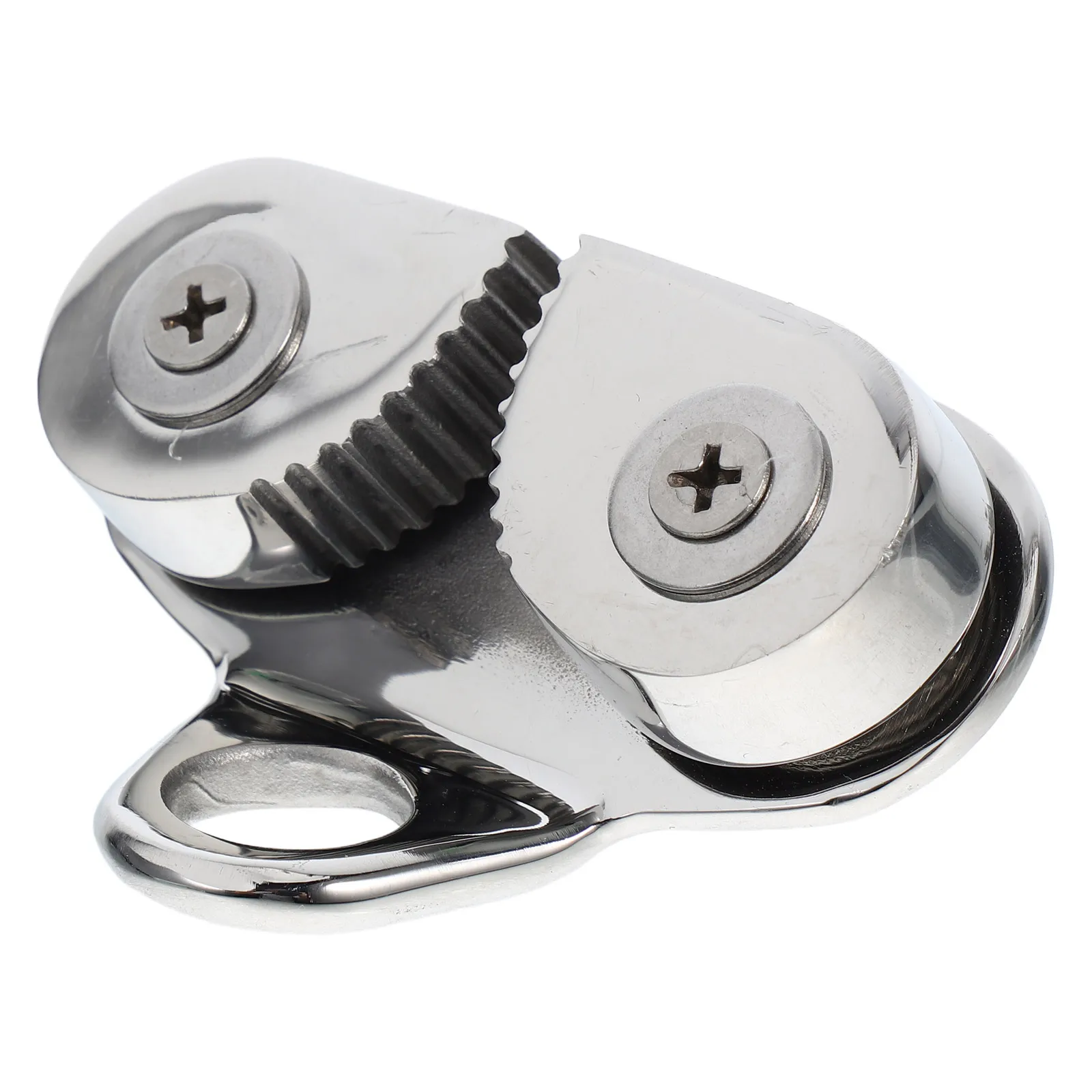 

Stainless Steel Cam Cleat Marine Grade 316 Sailboat Rope Clamp Ring Pulley Boat Kayak Accessories Flared Entry Easy Disassembly