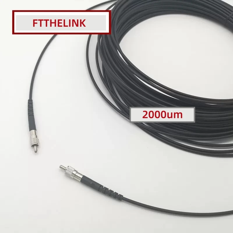 Fiber Optic Jumper SMA905 2000um plastic fiber patch cord SX 1m 3m 5m POF 2.0*3.0mm spectrometer industrial control transmission