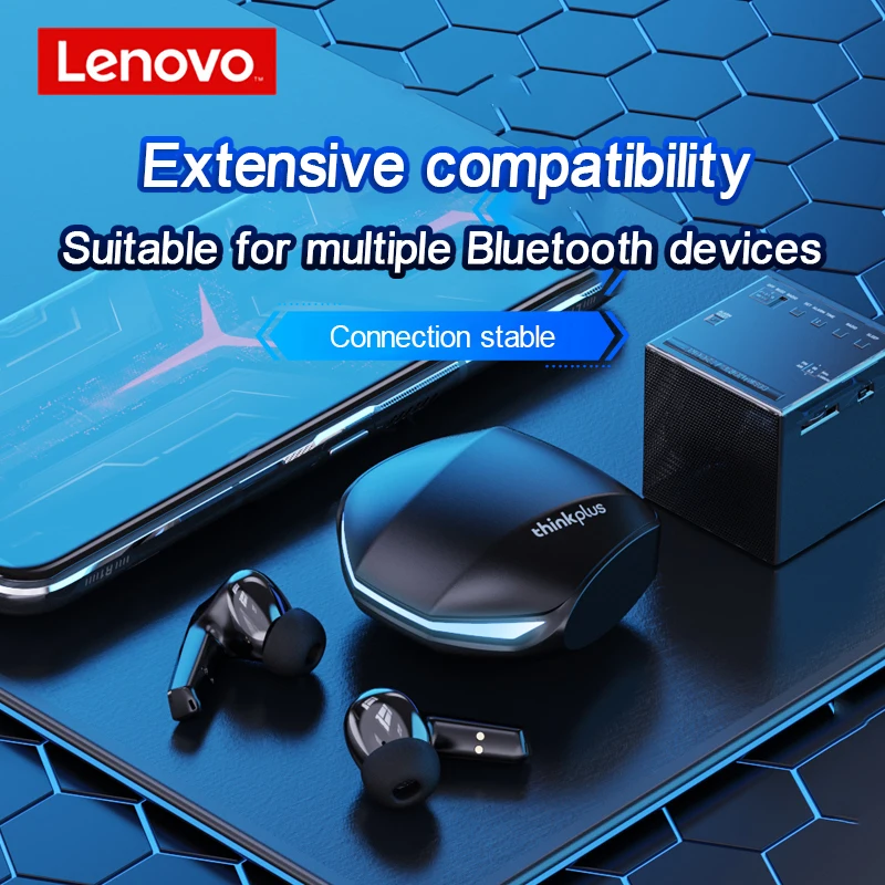 Lenovo GM2 Pro 5.3 słuchawki Bluetooth bezprzewodowe słuchawki douszne Low Latency słuchawki HD Call Dual Mode słuchawki do gier z mikrofonem