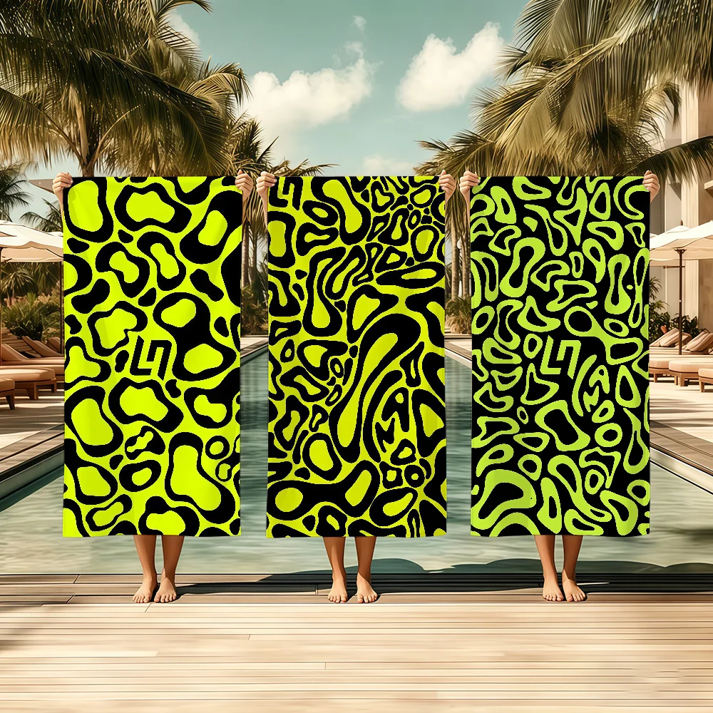 L-LandoS-ES N-NorrisS Towel Textile Bathrobe Beach Quick-Drying Lightweight Portable Camping Swim Pool Travel